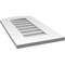 Ekena Millwork Arch Top Surface Mount PVC Gable Vent: Functional, w/ 3-1/2"W x 1"P Standard Frame, 14"W x 26"H GVPAR14X2601SF - alternate 4